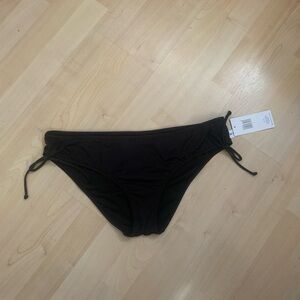 Black Swim Bottoms Moderate Coverage Hurley L